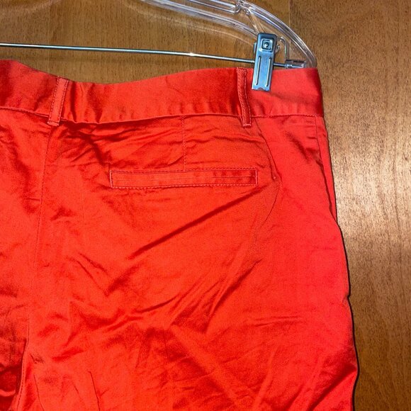 Banana Republic Womens Martin Fit OrangeShorts Size 6 - Picture 5 of 5